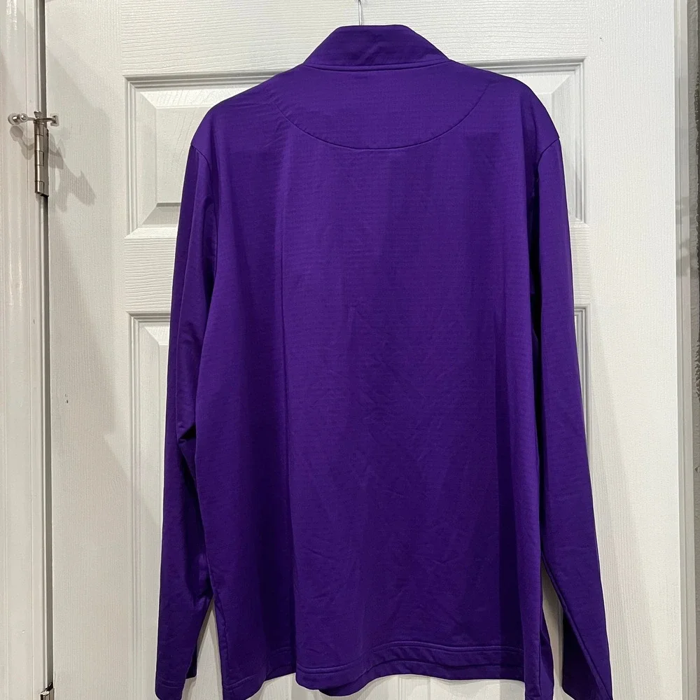 Nike Phoenix Suns Quarter-Zip Polyester Dri-FIT Athletic XXL Purple NBA Pullover